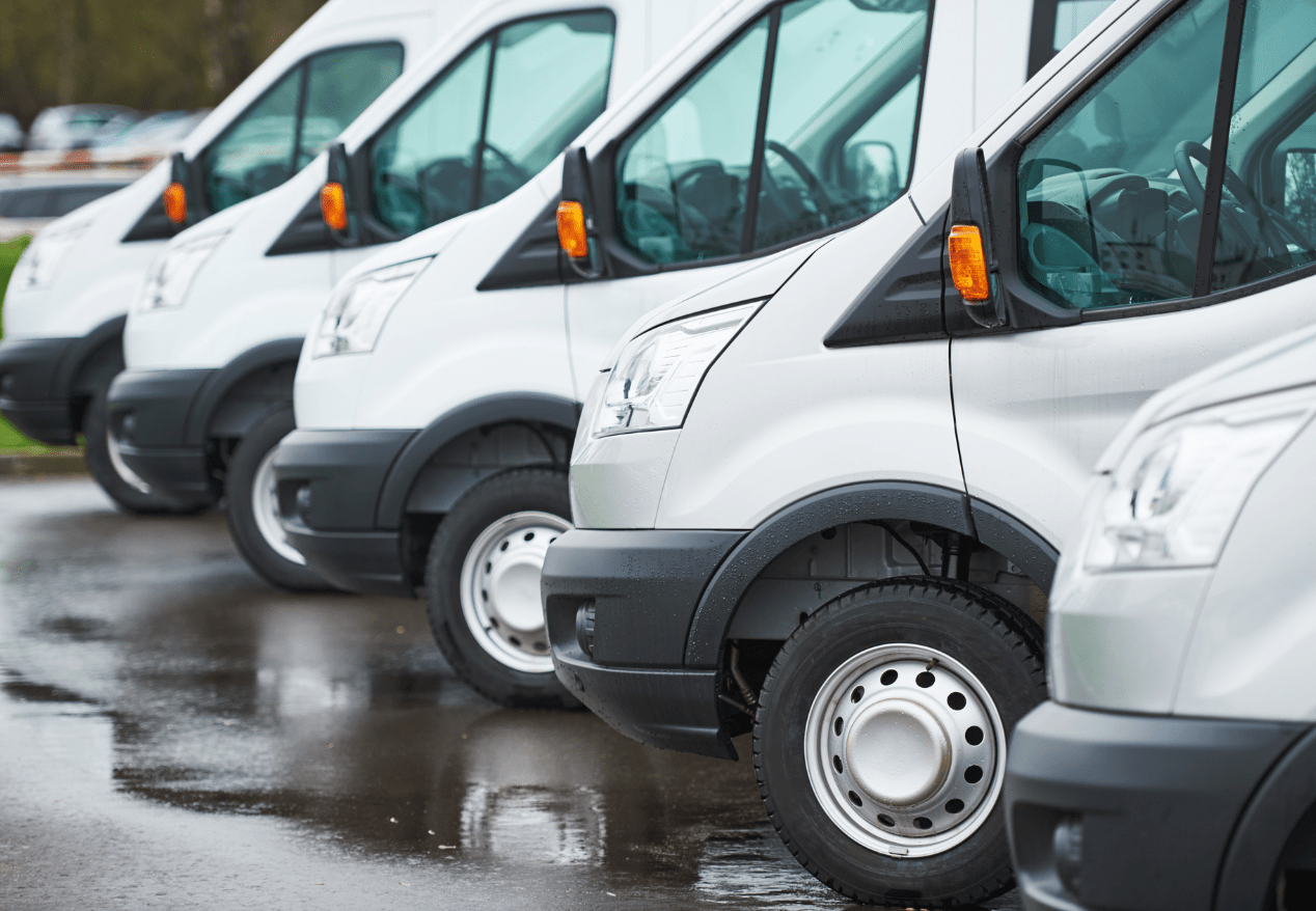 White van delivery